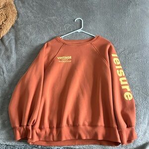 Orange Hoddie SHEIN